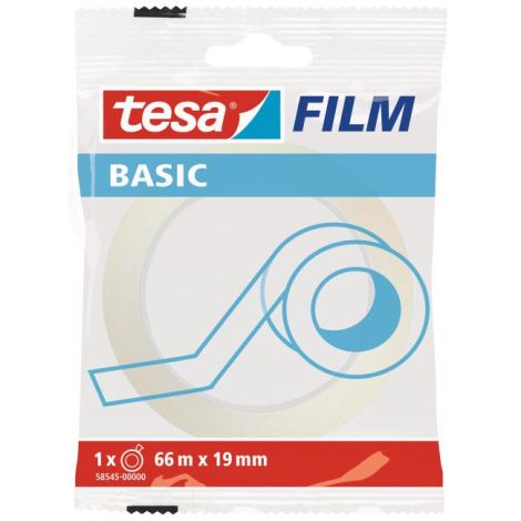 Lepilni trak TESA basic 19 mm x 66 m