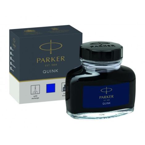 Nalivno pero Parker QUINK črnilo modro 57 mℓ