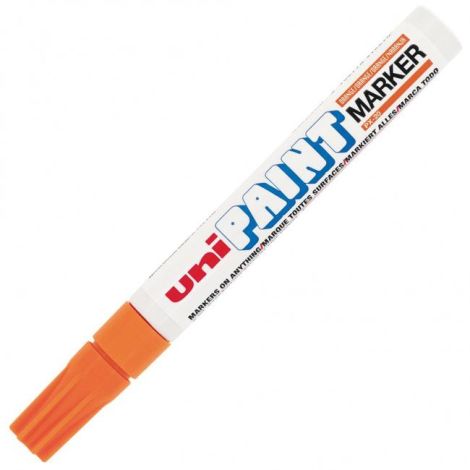 Marker za barvo uni PAINT PX-20 oranžen