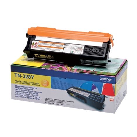 Toner Brother TN-328, rumena (yellow), originalni