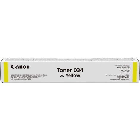 Toner Canon 034, rumena (yellow), originalni