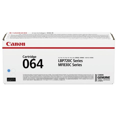 Toner Canon 064 C, CRG-064 C, 4935C001, cian (cyan), originalni