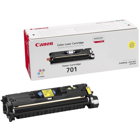 Toner Canon 701, CRG-701, rumena (yellow), originalni