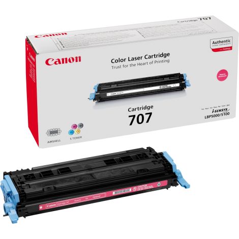 Toner Canon 707, CRG-707, magenta, originalni