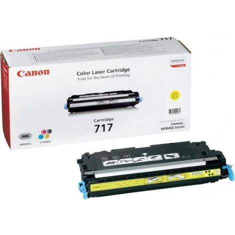 Toner Canon 717, CRG-717, rumena (yellow), originalni