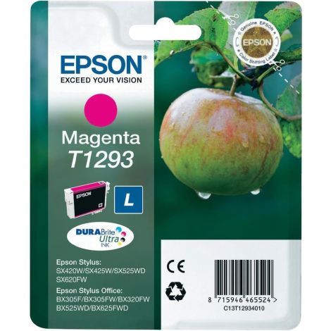 Kartuša Epson T1293, C13T12934012, magenta, original