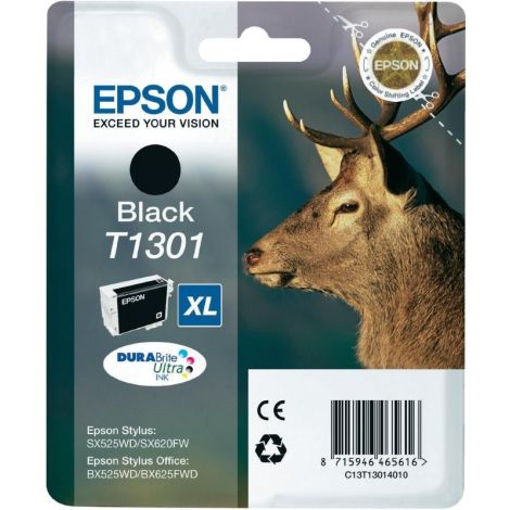 Kartuša Epson T1301, črna (black), original