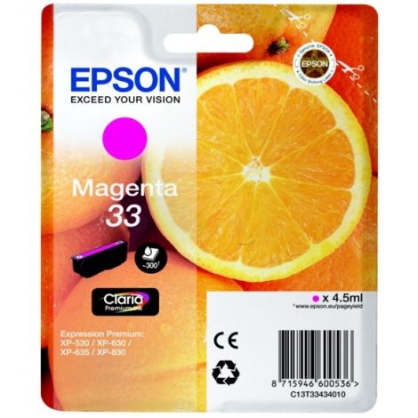 Kartuša Epson T3343 (33), C13T33434012, magenta, original