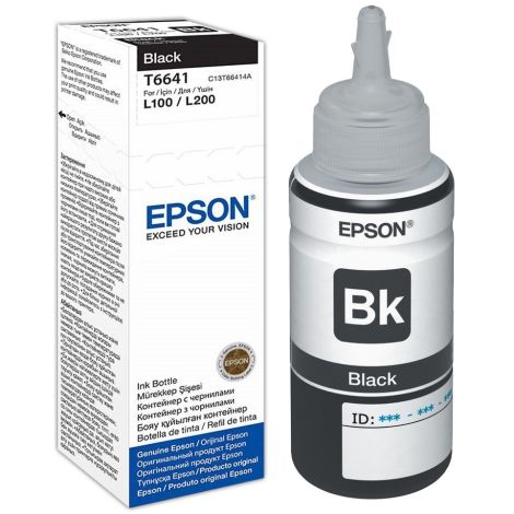 Kartuša Epson T6641, črna (black), original