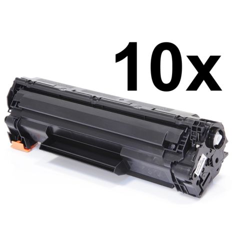 Toner 10 x HP CE285A (85A), deset paketov, črna (black), alternativni