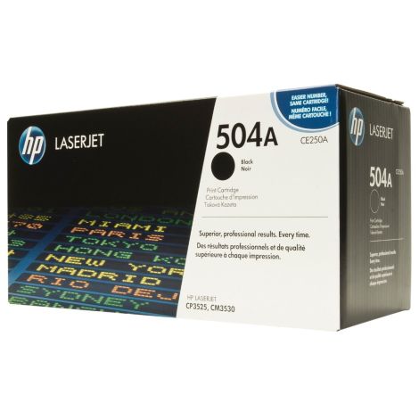 Toner HP CE250A (504A), črna (black), originalni