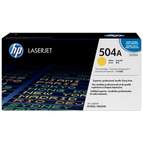 Toner HP CE252A (504A), rumena (yellow), originalni