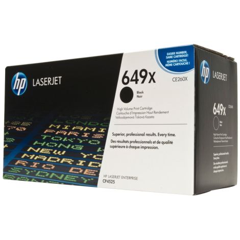 Toner HP CE260X (649X), črna (black), originalni