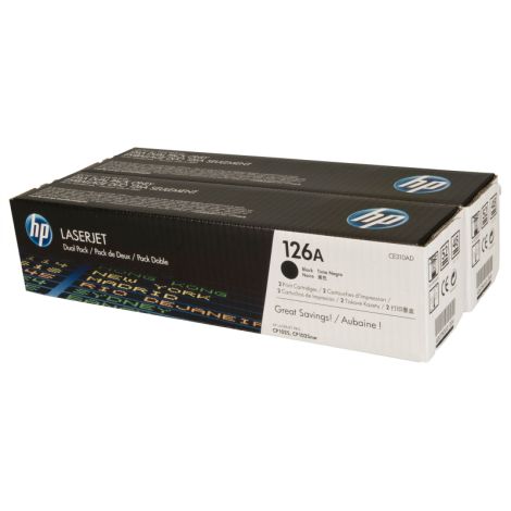 Toner HP CE310AD (126A), dvojni paket, črna (black), originalni