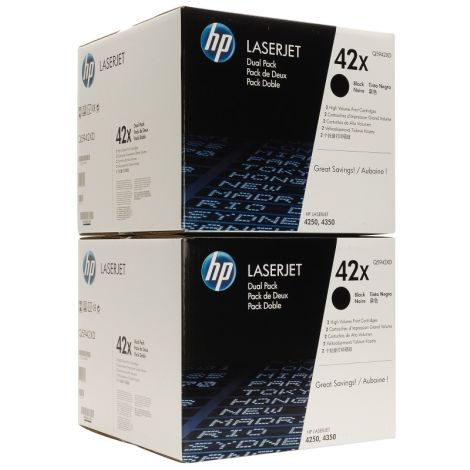 Toner HP Q5942XD (42A), dvojni paket, črna (black), originalni