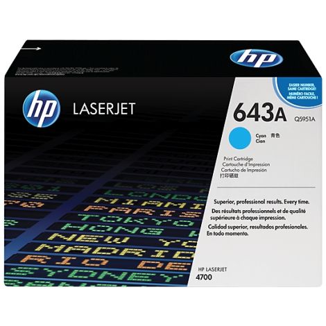 Toner HP Q5951A (643A), cian (cyan), originalni