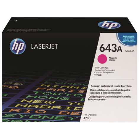 Toner HP Q5953A (643A), magenta, originalni