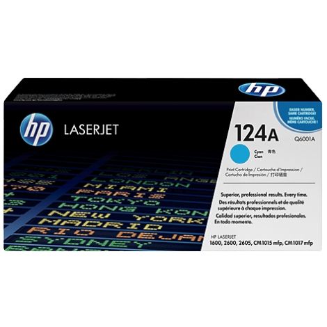 Toner HP Q6001A (124A), cian (cyan), originalni