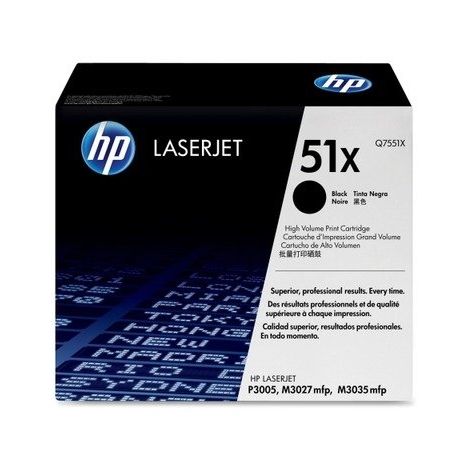 Toner HP Q7551X (51X), črna (black), originalni