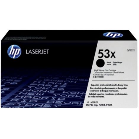 Toner HP Q7553X (53X), črna (black), originalni