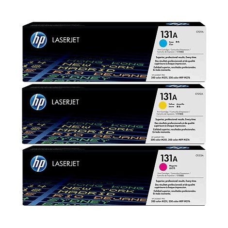 Toner HP U0SL1AM (131A), trojni paket, multipack, originalni