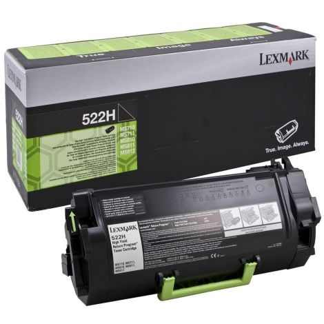 Toner Lexmark 522H, 52D2H00 (MS810, MS811, MS812), črna (black), originalni