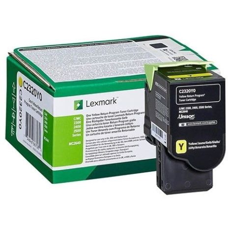 Toner Lexmark C2320Y0 (MC2640, C2535, C2425, MC2425, MC2535), rumena (yellow), originalni