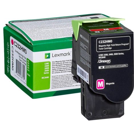 Toner Lexmark C232HM0 (MC2640, C2535, C2425, MC2425, MC2535), magenta, originalni