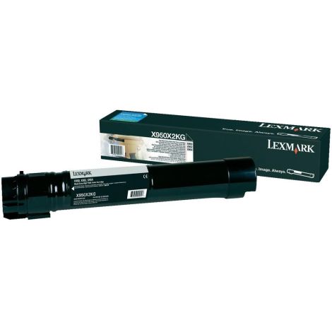 Toner Lexmark X950X2KG (X950), črna (black), originalni