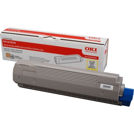 Toner OKI 44059105 (C810, C830), rumena (yellow), originalni