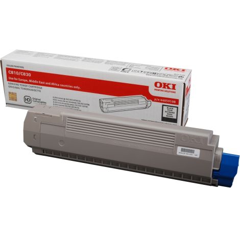 Toner OKI 44059108 (C810, C830), črna (black), originalni