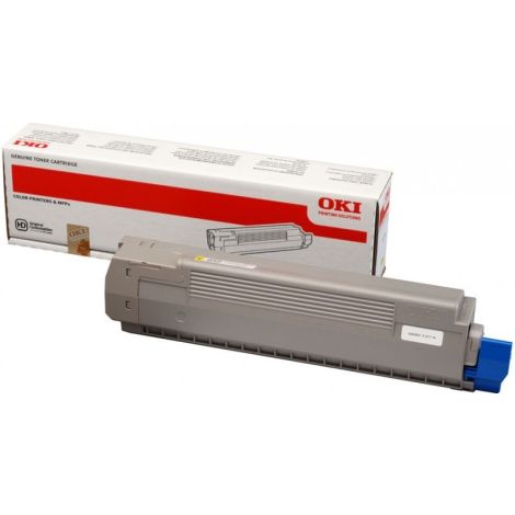 Toner OKI 44643001 (C801, C821), rumena (yellow), originalni