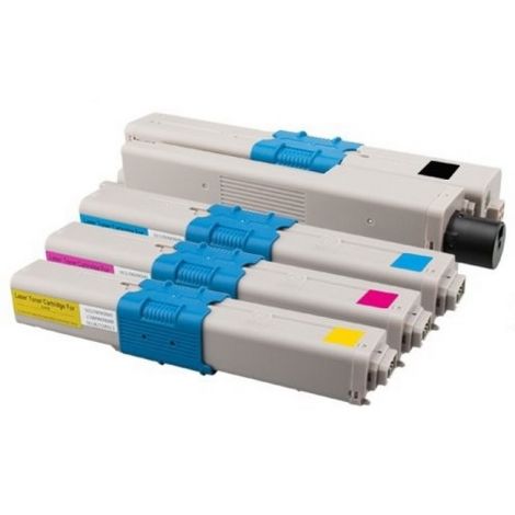 Toner OKI C301, C321, MC332, MC342, CMYK, štvorbalenie, multipack, alternativni