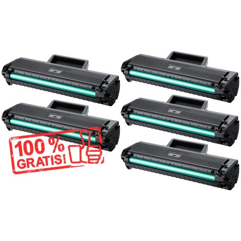 Toner 4 x Samsung MLT-D1042S + MLT-D1042S ZADARMO, črna (black), alternativni