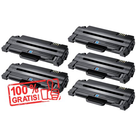 Toner 4 x Samsung MLT-D1052L + MLT-D1052L ZADARMO, črna (black), alternativni