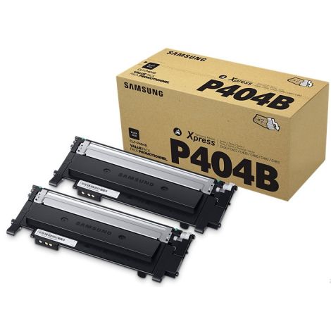 Toner Samsung CLT-P404B, dvojbalenie, črna (black), originalni